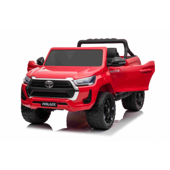 Toyota Hilux na akumulator dla dzieci Czerwony Pickup + Napęd 4x4 + Pilot